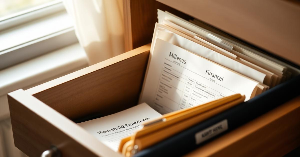 Financial documents every family should organize